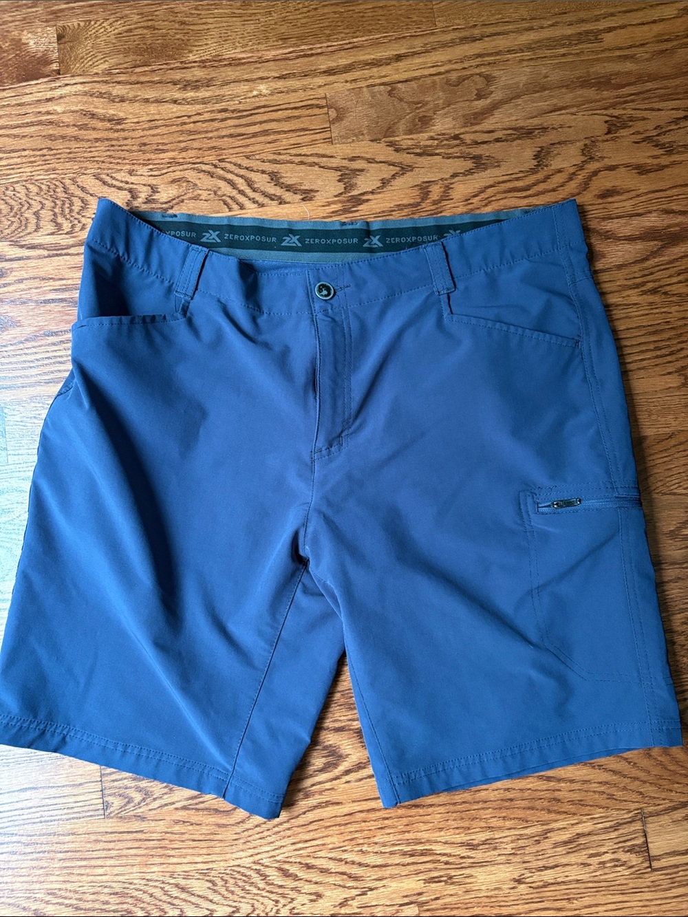 ZeroXposur Deep Blue Performance Shorts